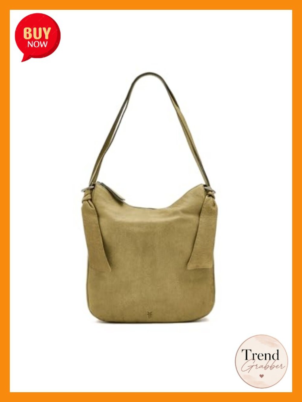 Genuine Leather Hobo Backpack with Zipper Pocket